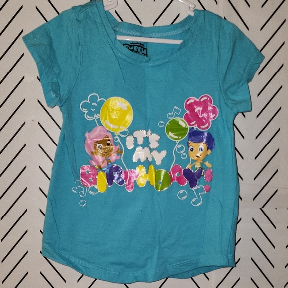 Nickelodeon Blue and Yellow Short Sleeve Tees - Picture 1 of 8